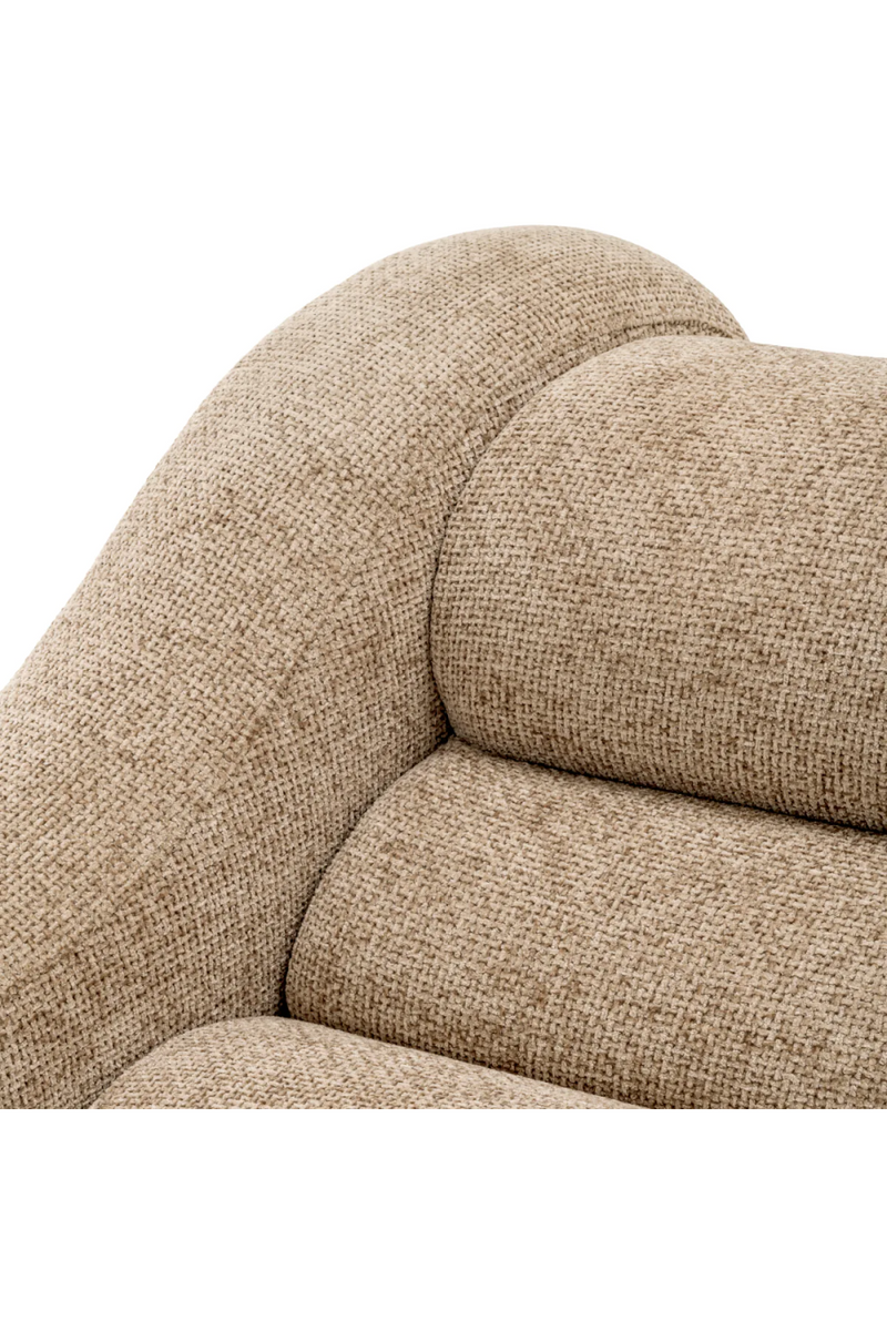Beige Curved Sofa | Eichholtz Carbone | Woodfurniture.com