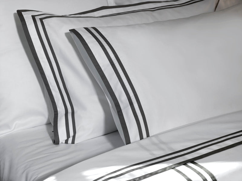 430TC Sateen Striped Pillowcase Set | Amalia Home Sonata | Woodfurniture.com