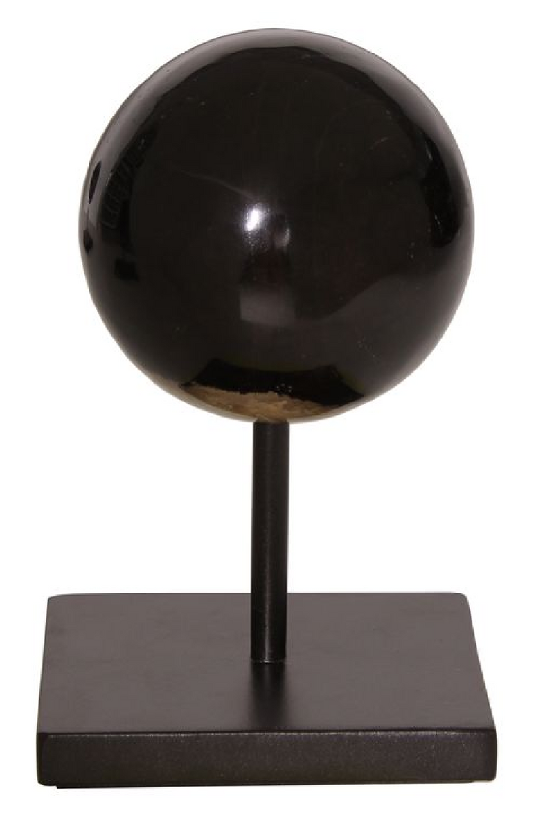 Petrified Wood Sphere On Stand | Andrew Martin | Woodfurniture.com