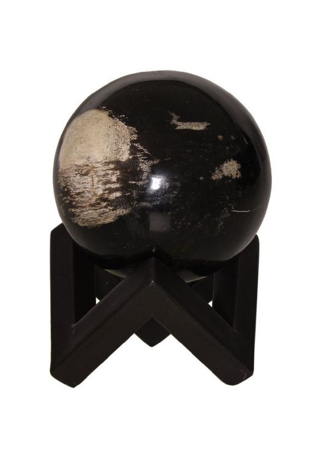 Petrified Wood Decorative Sphere | Andrew Martin | Woodfurniture.com