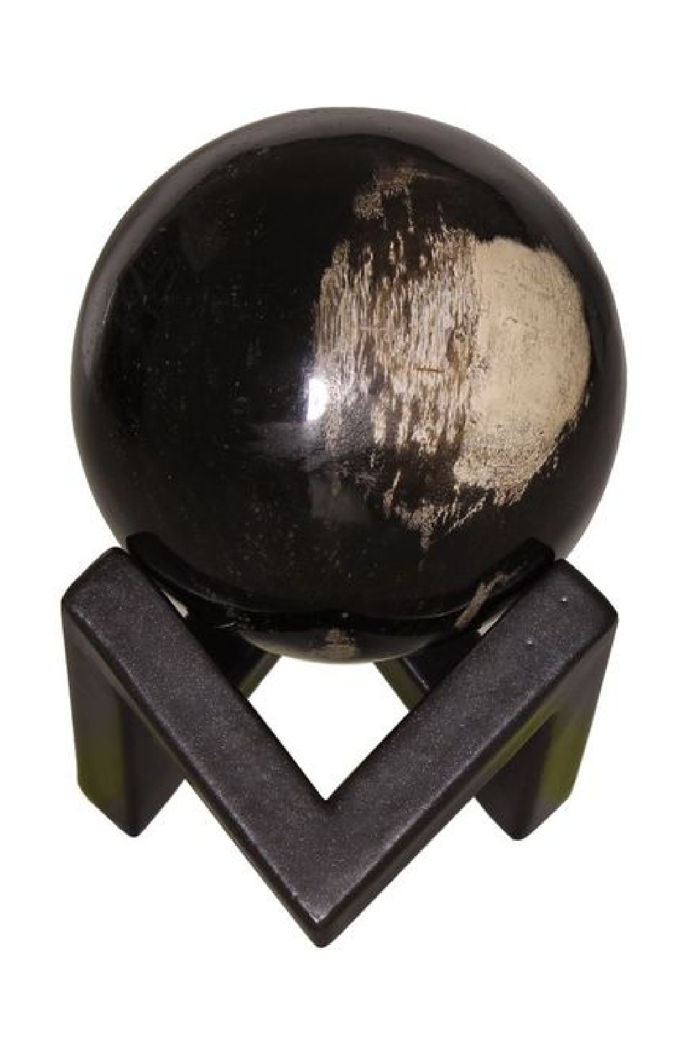 Petrified Wood Decorative Sphere | Andrew Martin | Woodfurniture.com