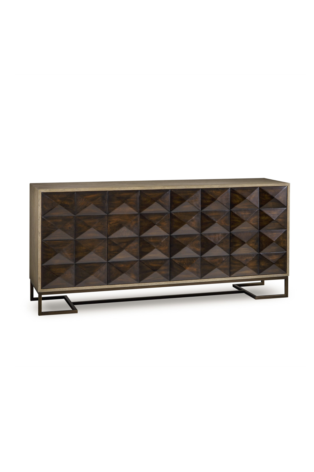 Oak and Walnut Geometrical Sideboard - Andrew Martin Casey | Woodfurniture.com