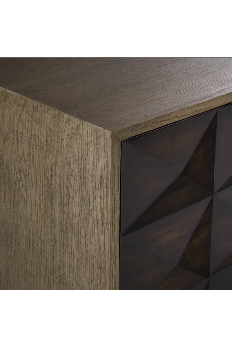 Oak and Walnut Geometrical Sideboard - Andrew Martin Casey | Woodfurniture.com