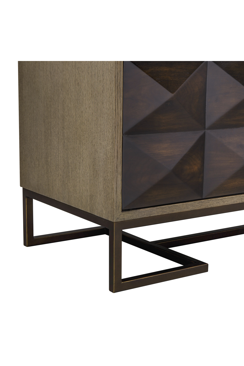 Oak and Walnut Geometrical Sideboard - Andrew Martin Casey | Woodfurniture.com