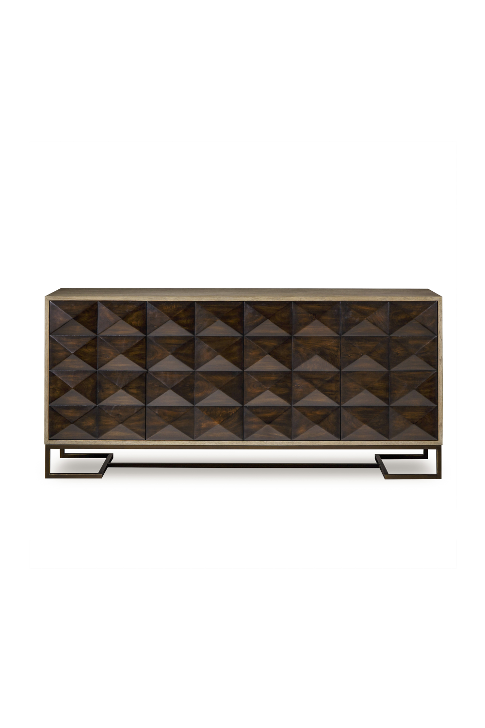 Oak and Walnut Geometrical Sideboard - Andrew Martin Casey | Woodfurniture.com