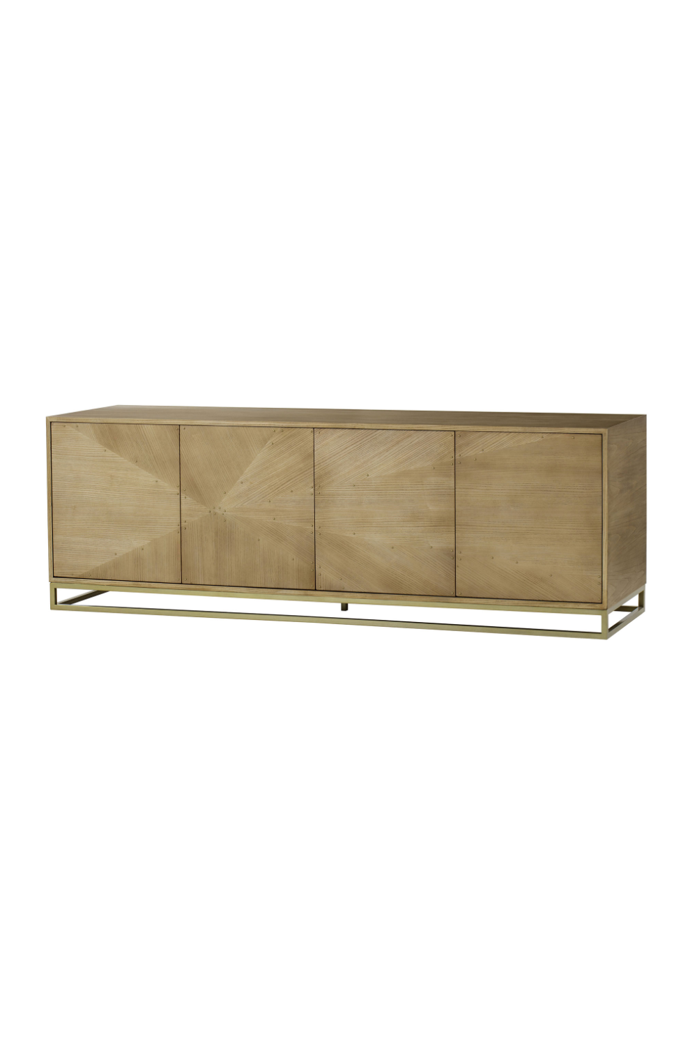 Ash Brass Studded Sideboard | Andrew Martin William | Woodfurniture.com