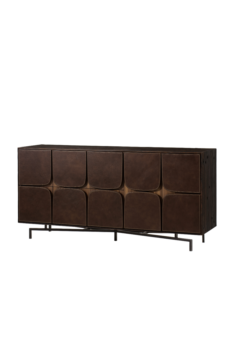 Mid-Century Leather Sideboard | Andrew Martin Miles | Woodfurniture.com