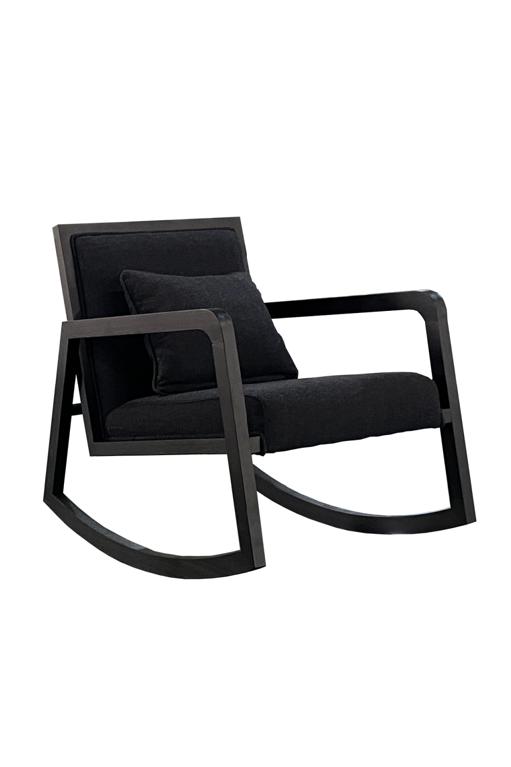 Black Modern Rocking Chair | Andrew Martin Jed | Woodfurniture.com