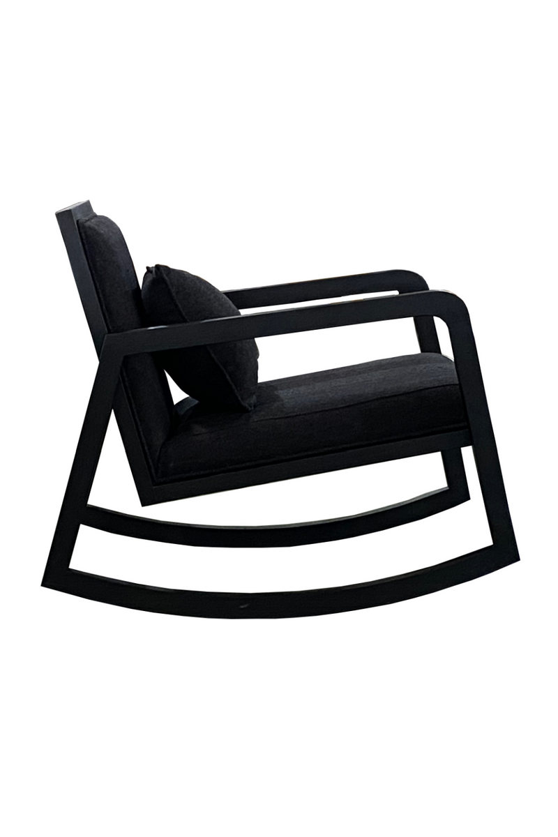 Black Modern Rocking Chair | Andrew Martin Jed | Woodfurniture.com