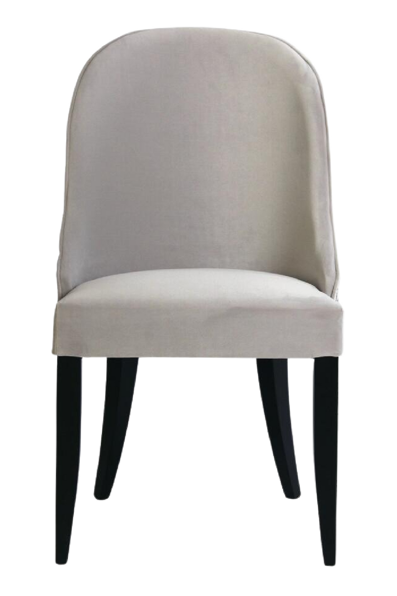 Curved Back Upholstered Dining Chair | Andrew Martin | Woodfurniture.com