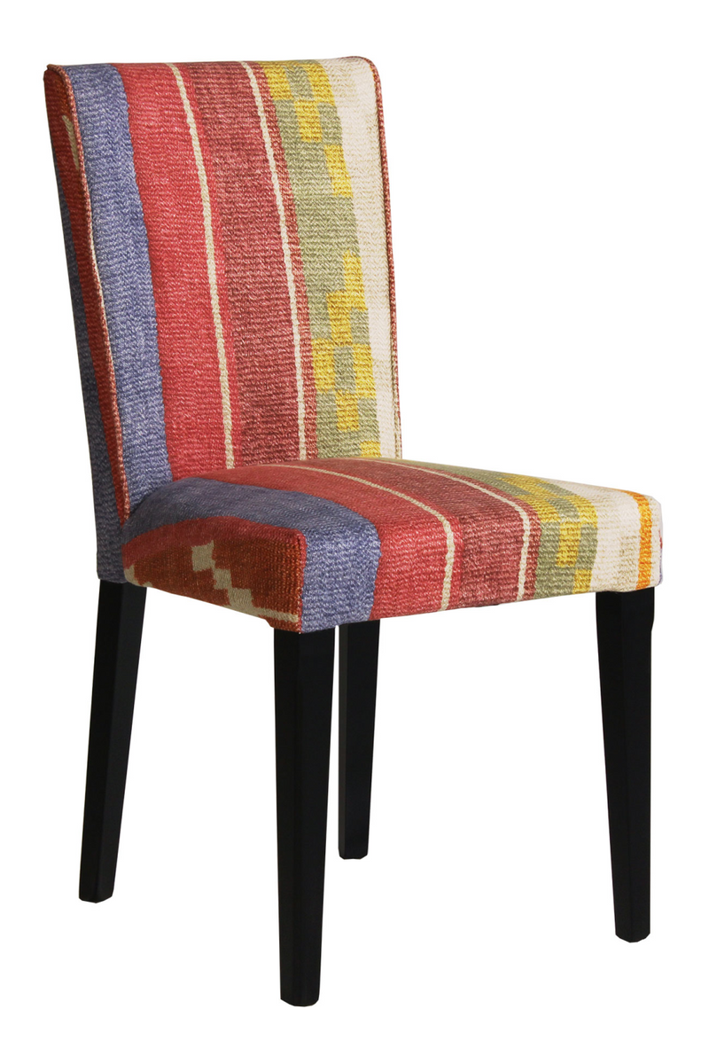 Patterned Fabric Upholstered Dining Chair | Andrew Martin | Woodfurniture.com