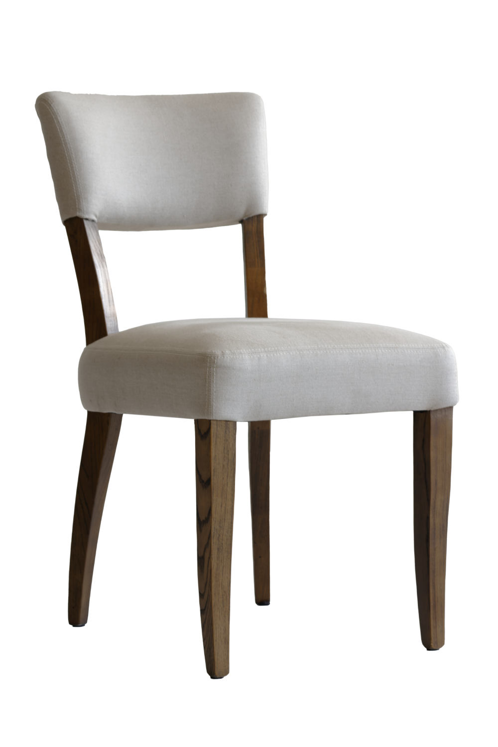 Off White Linen Dining Chair | Andrew Martin Diego | Woodfurniture.com