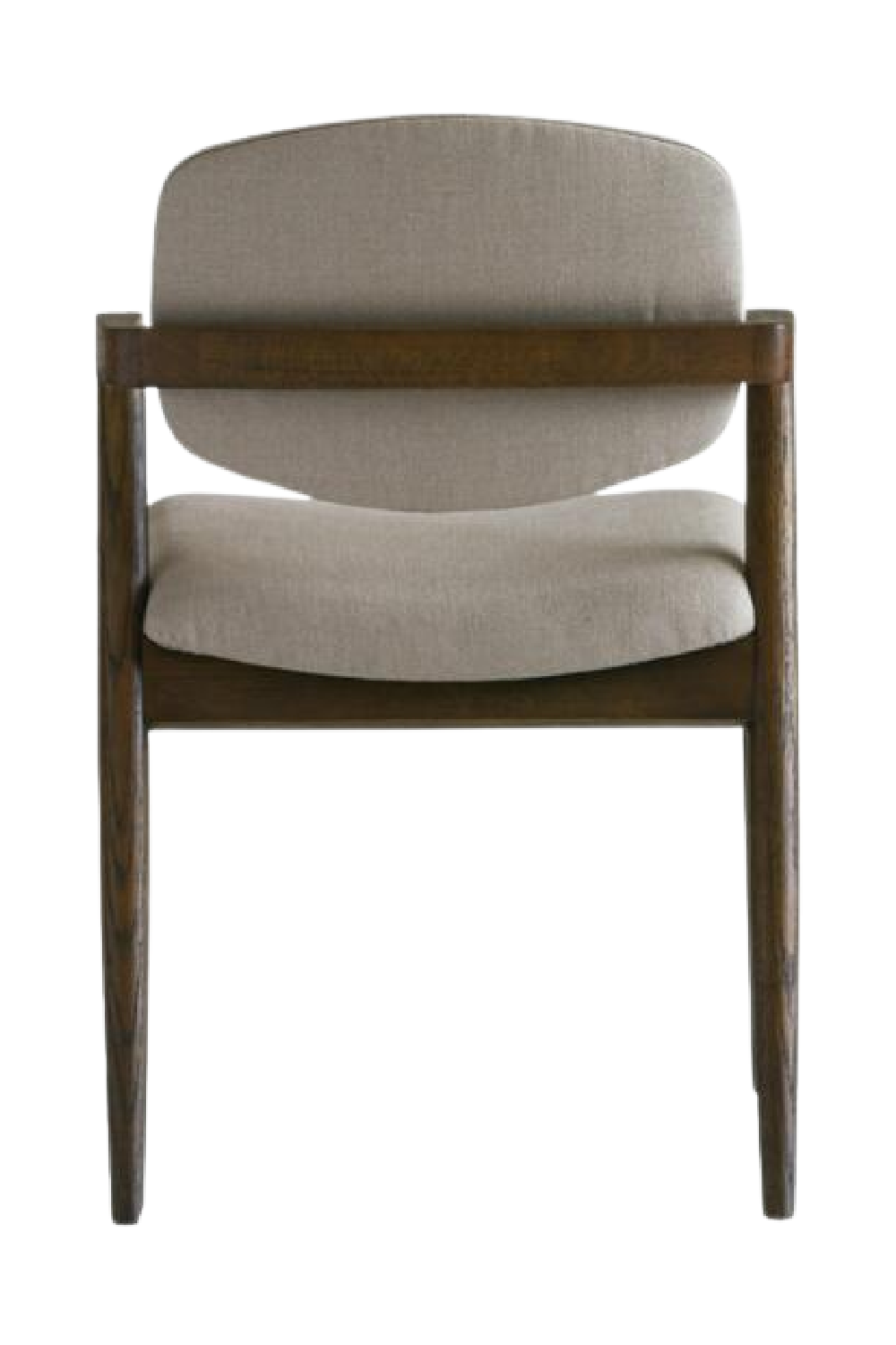 Dark Wood Framed Dining Chair | Andrew Martin Magnus | Woodfurniture.com