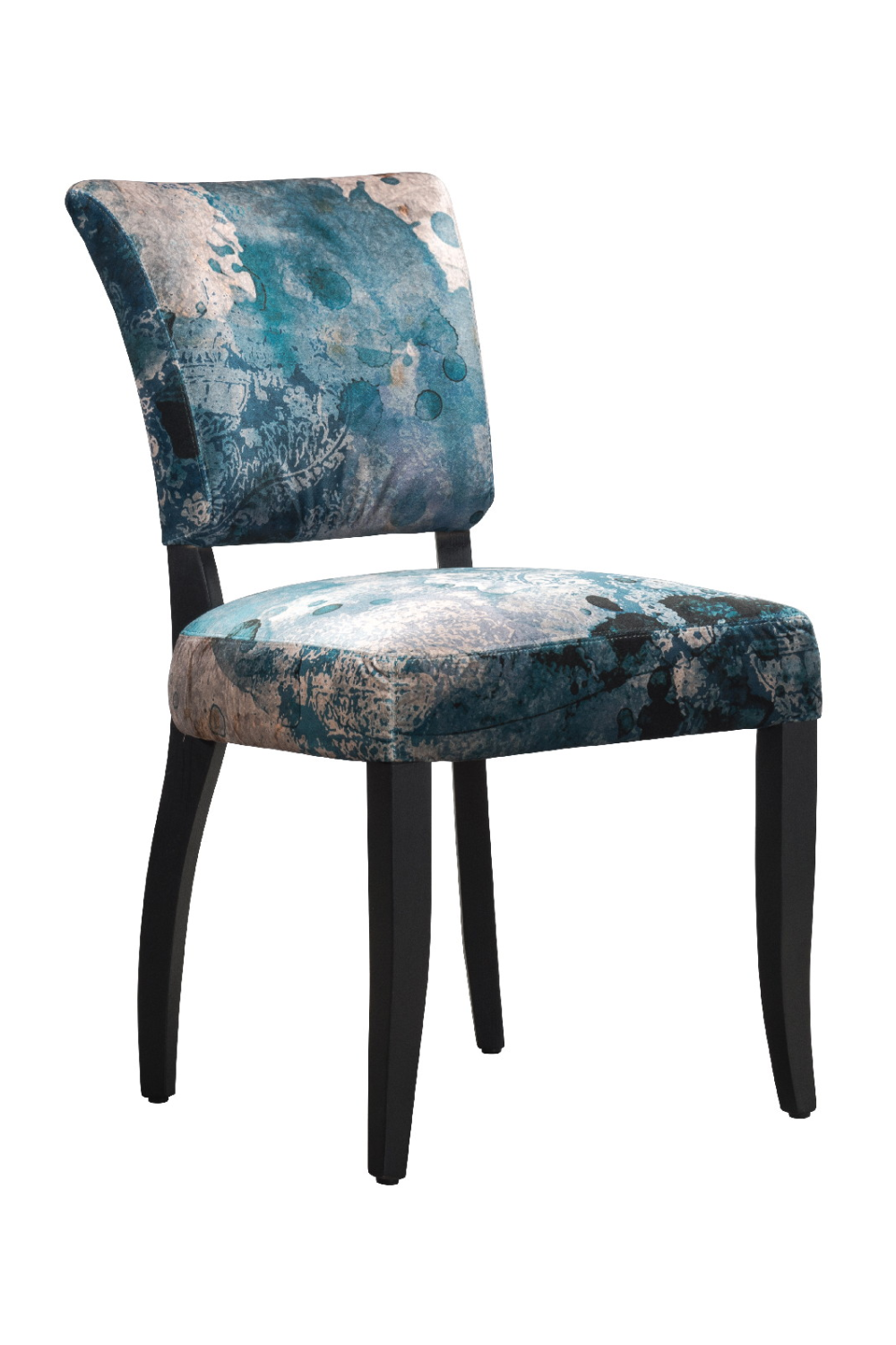 Velvet French Dining Chair | Andrew Martin Mimi | Woodfurniture.com