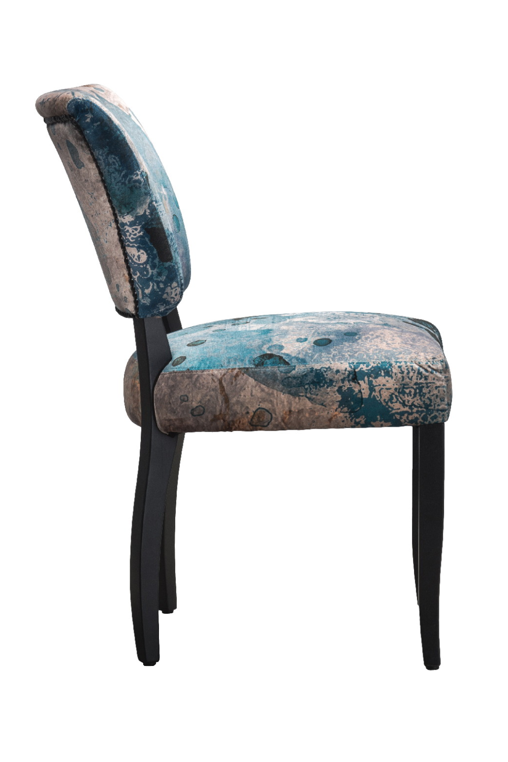 Velvet French Dining Chair | Andrew Martin Mimi | Woodfurniture.com