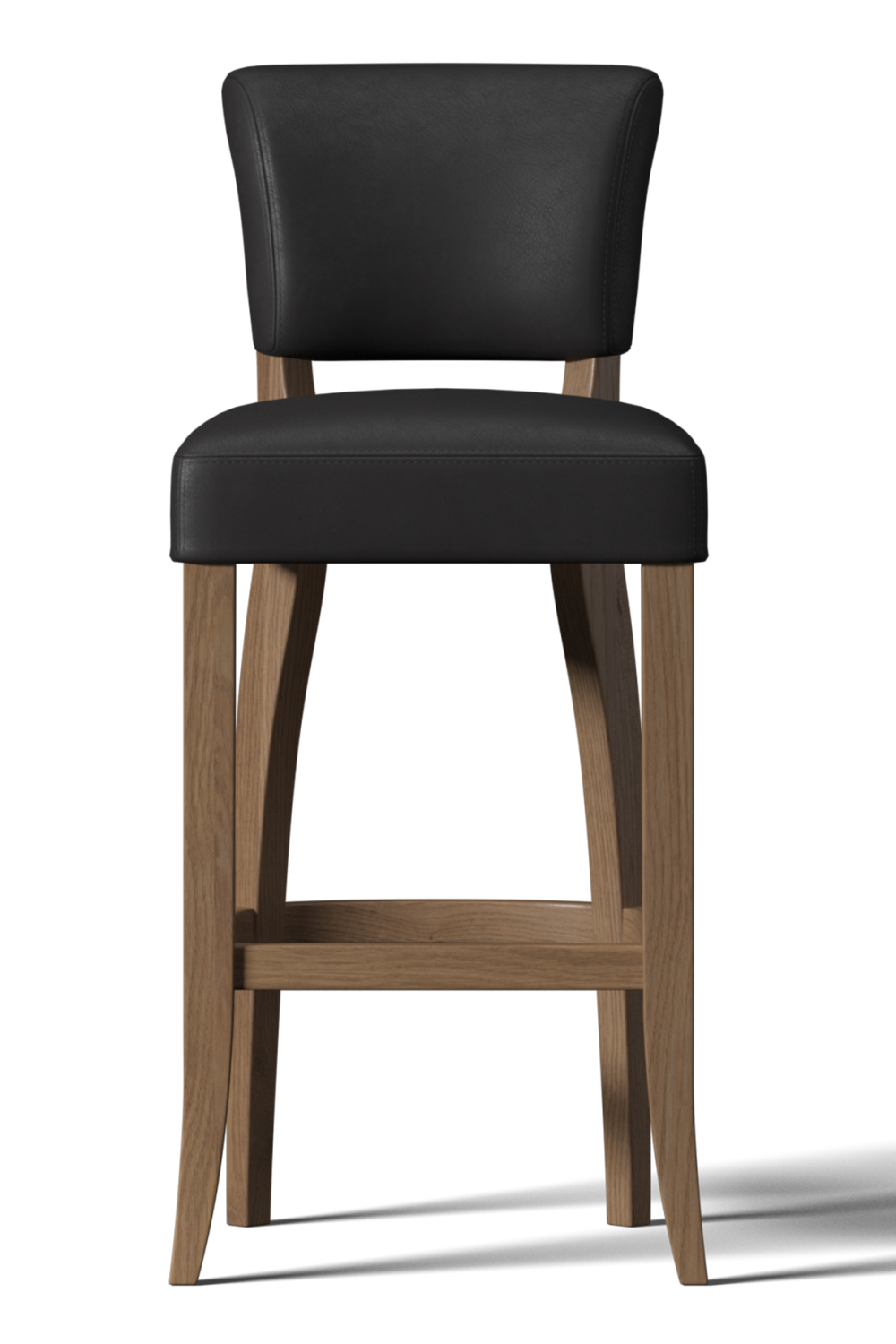 Leather Bar Stool | Andrew Martin Mimi | Woodfurniture.com