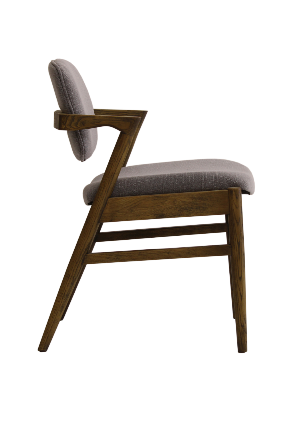 Dark Wood Framed Dining Chair | Andrew Martin Magnus | Woodfurniture.com