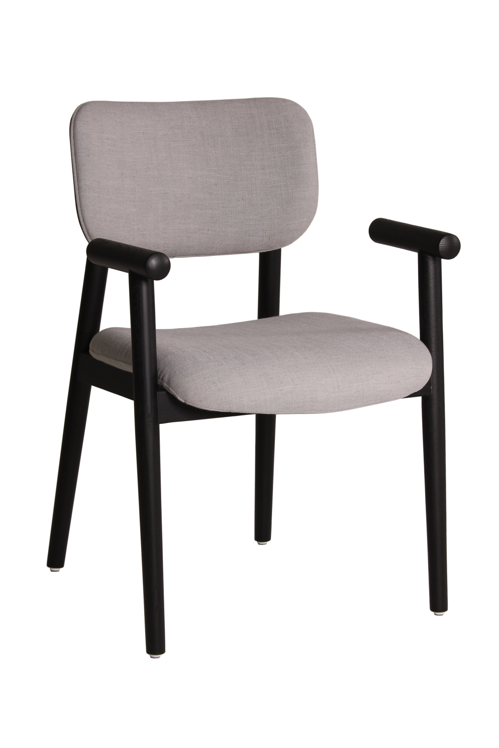 Gray Linen Dining Chair | Andrew Martin Moto | Woodfurniture.com