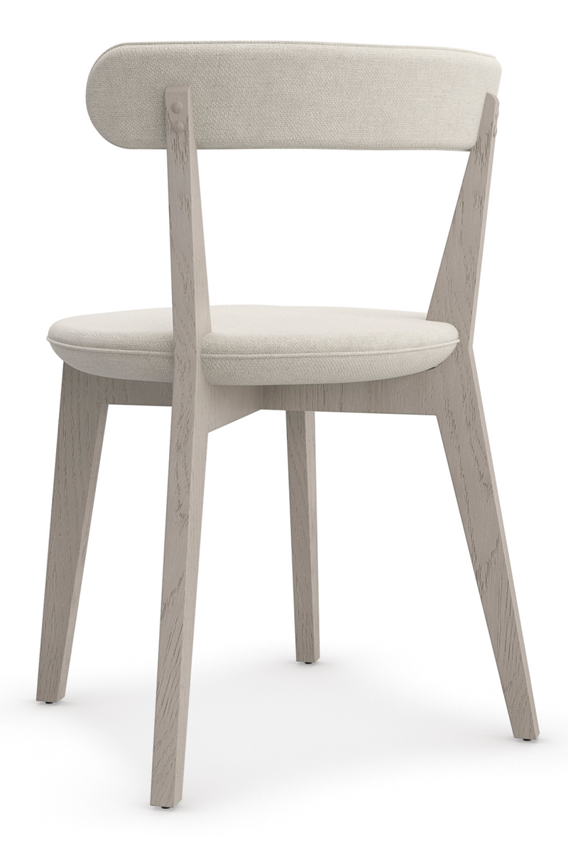 Neutral Linen Dining Chair | Andrew Martin Bliss | Woodfurniture.com
