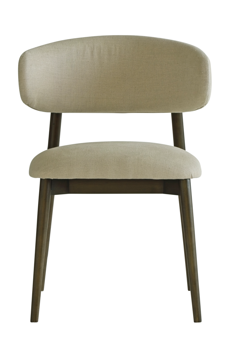 Light Brown Linen Dining Chair | Andrew Martin Kitty | Woodfurniture.com