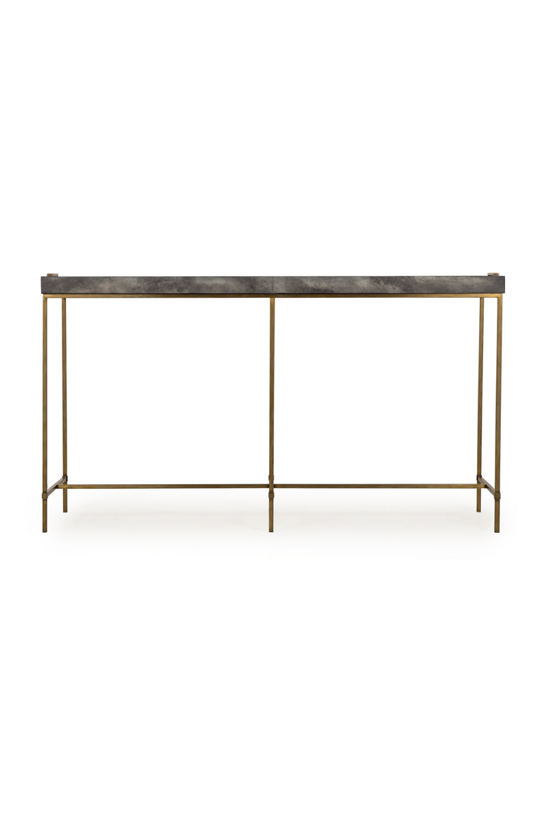 Charcoal Tray Top Console Table | Andrew Martin Edith | Woodfurniture.com