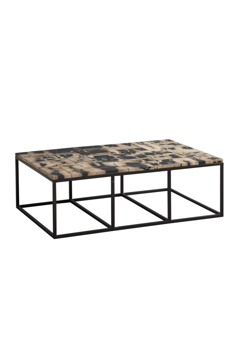 Rectangular Petrified Wood Coffee Table | Andrew Martin | Woodfurniture.com