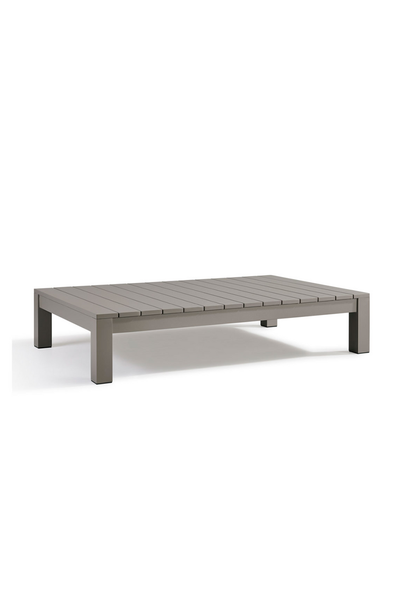 Taupe Teak Outdoor Coffee Table | Andrew Martin Harlyn | Woodfurniture.com