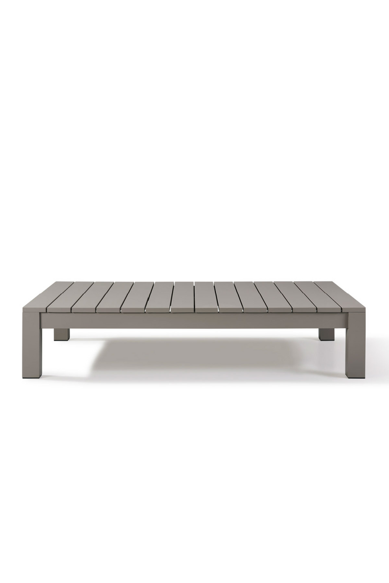 Taupe Teak Outdoor Coffee Table | Andrew Martin Harlyn | Woodfurniture.com