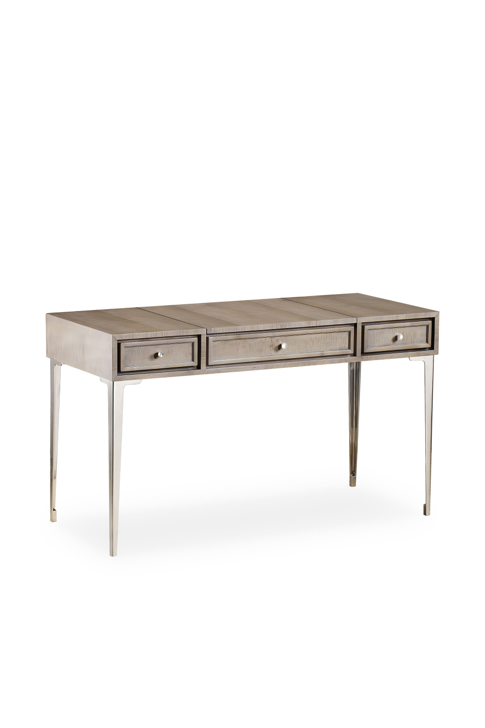 Mink Contemporary Dressing Table with Mirror | Andrew Martin | Woodfurniture.com