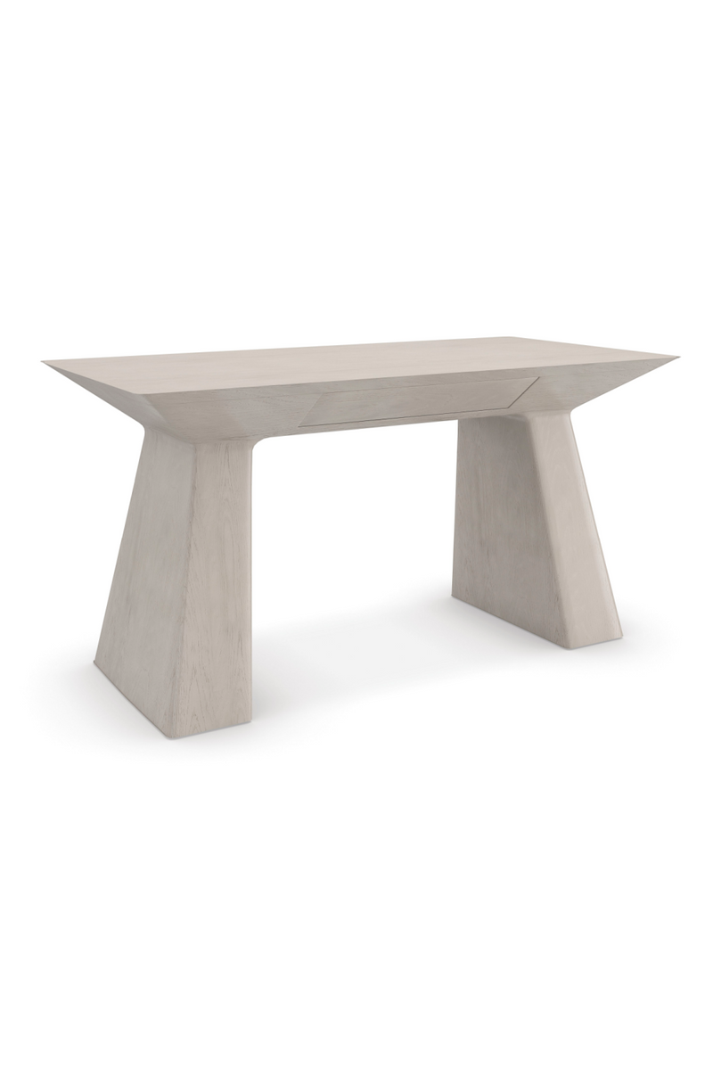 Modern Neutral Oak Desk | Andrew Martin Finley | Woodfurniture.com