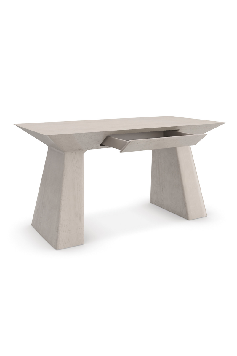 Modern Neutral Oak Desk | Andrew Martin Finley | Woodfurniture.com