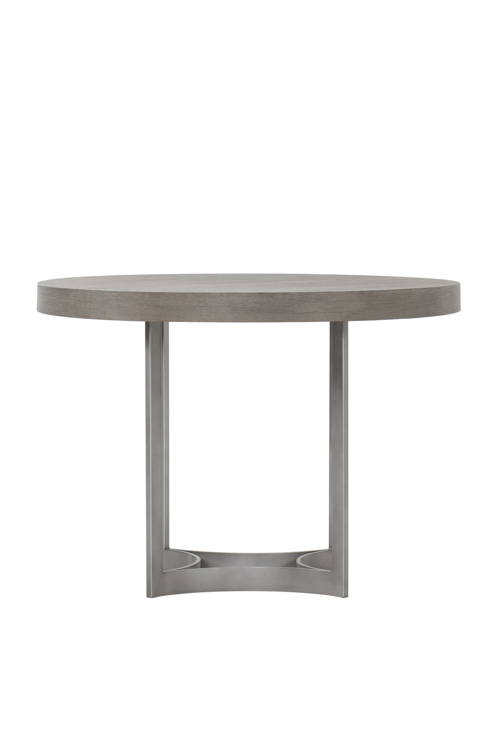 Silver Oak Round Dining Table | Andrew Martin Ashton | Woodfurniture.com