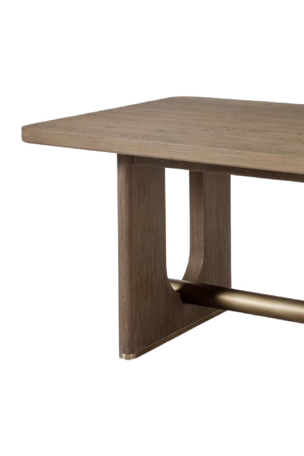 Light Oak Extending Dining Table | Andrew Martin Charlie | Woodfurniture.com