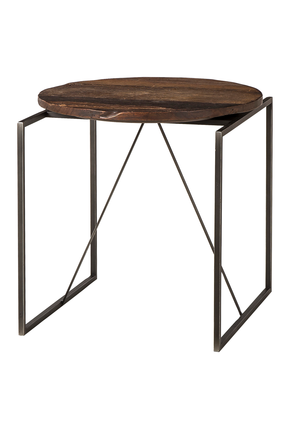 Peroba Oval Side Table | Andrew Martin Georgina | Woodfurniture.com