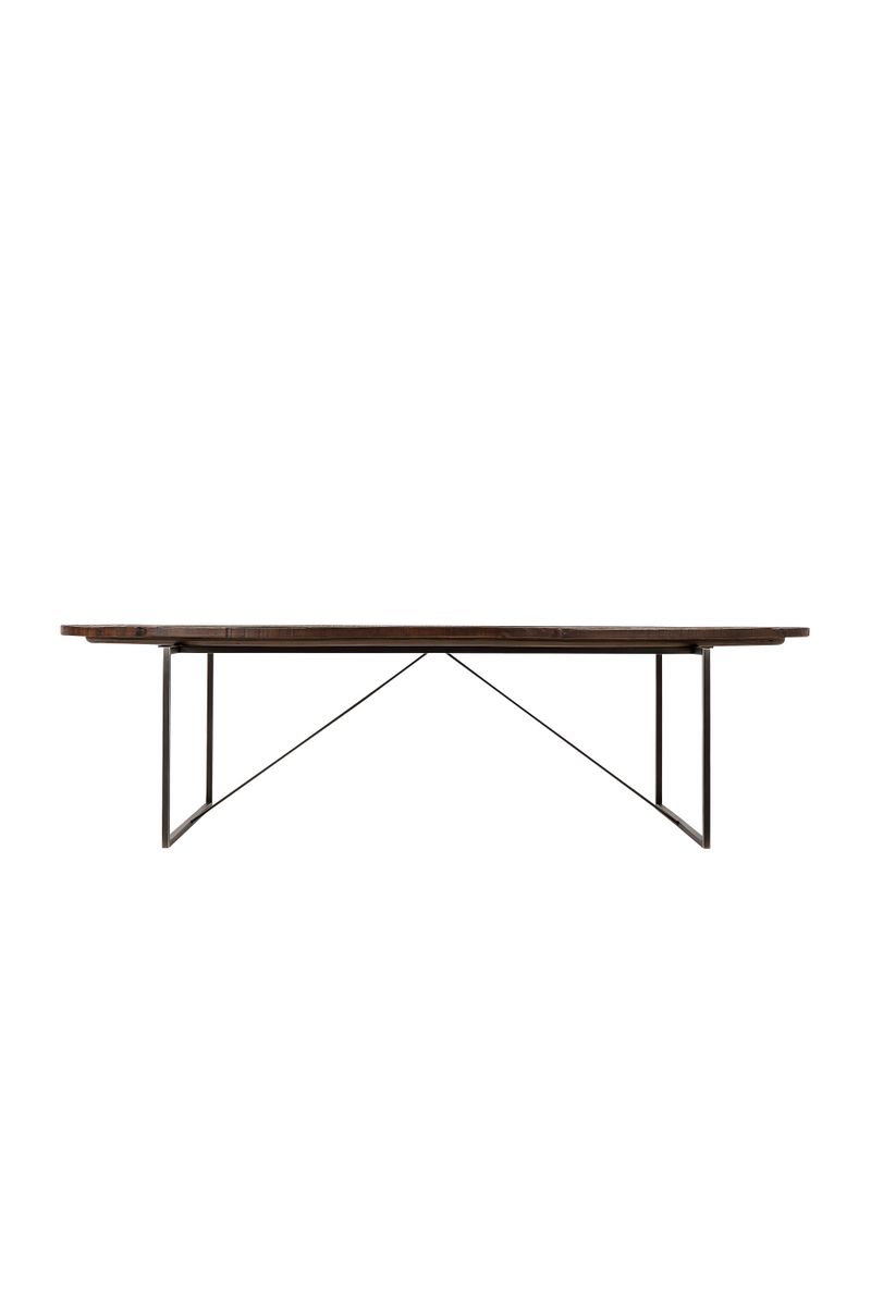 Peroba Oval Coffee Table | Andrew Martin Georgina | Woodfurniture.com