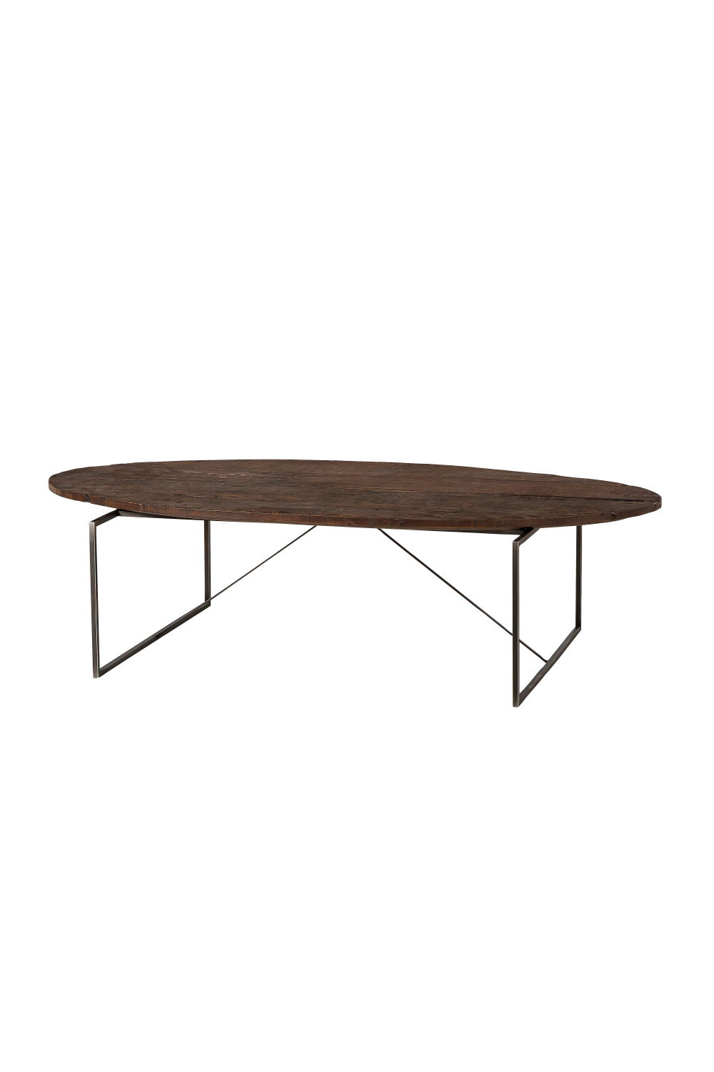 Peroba Oval Coffee Table | Andrew Martin Georgina | Woodfurniture.com