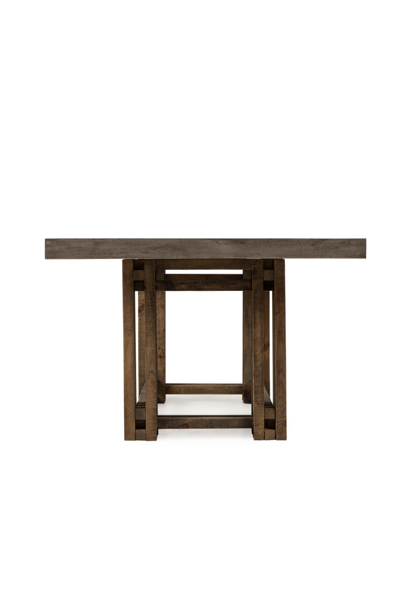 Modern Rustic Dining Table | Andrew Martin Conrad | Woodfurniture.com