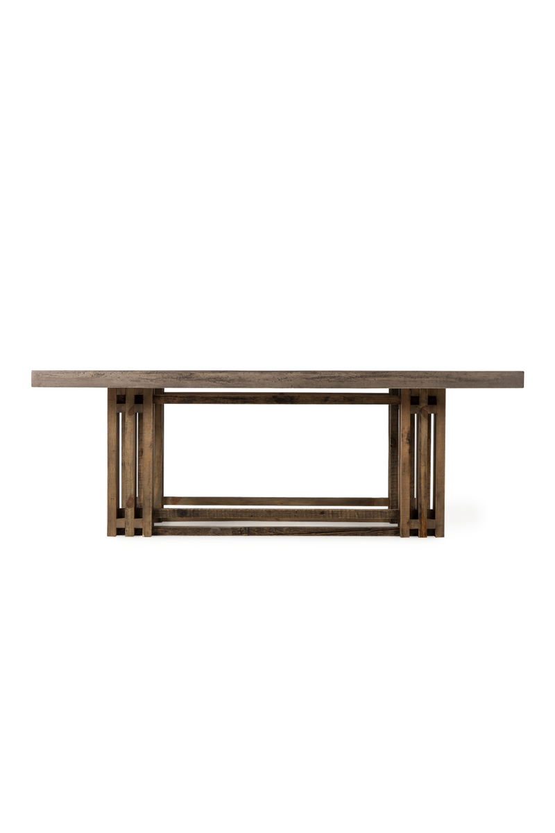 Modern Rustic Dining Table | Andrew Martin Conrad | Woodfurniture.com
