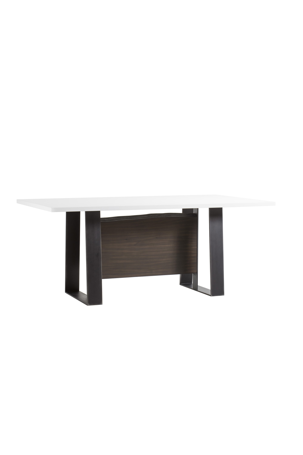 White Cashew Rectangular Dining Table - M | Andrew Martin Jordan | Woodfurniture.com