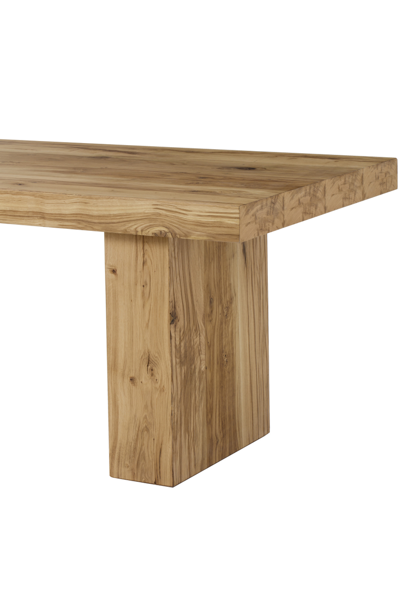 Natural Oak Dining Table L | Andrew Martin Emelia | Woodfurniture.com