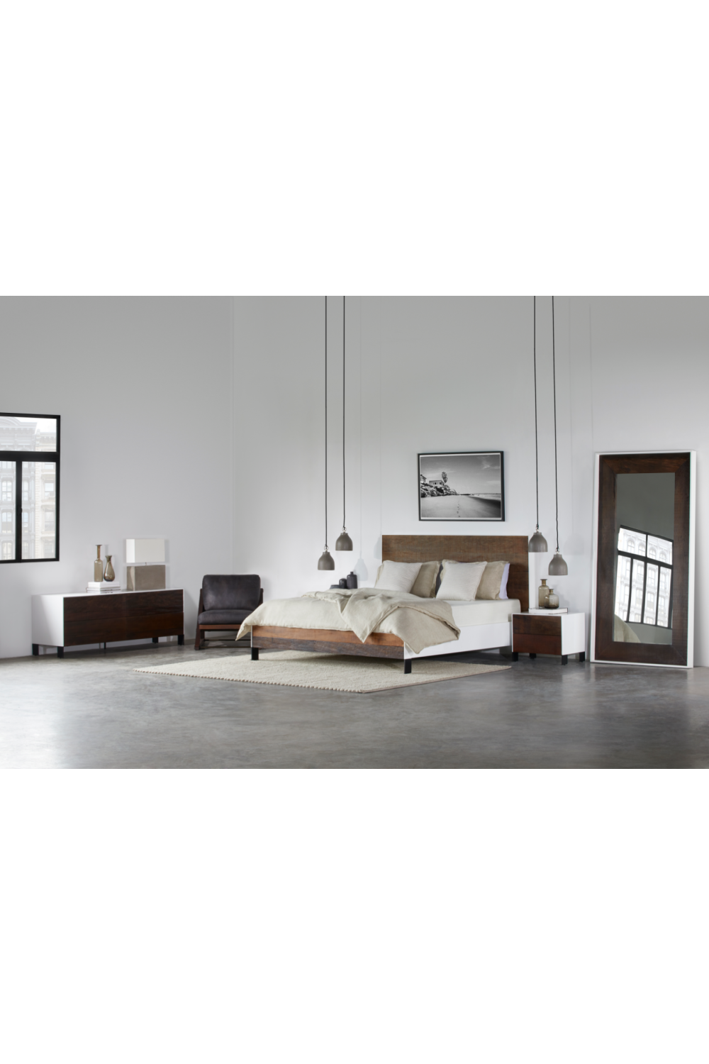 Brazilian Peroba Queen Bed | Andrew Martin Cardosa | Woodfurniture.com