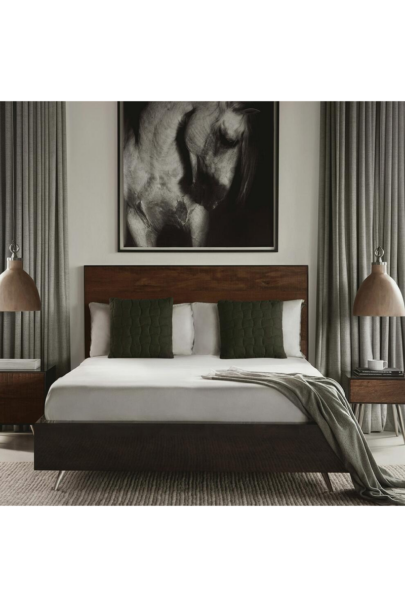 Peroba Wood Queen Bed | Andrew Martin Almera | Woodfurniture.com