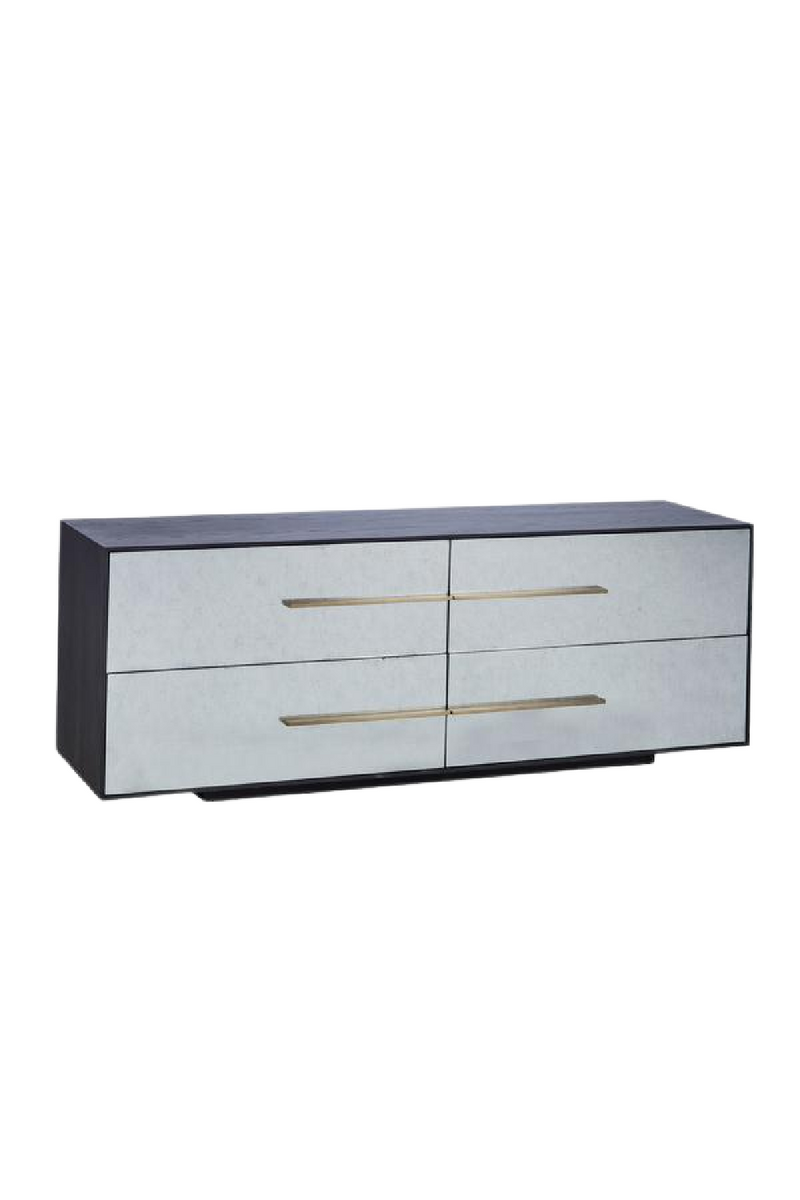 Silver Eglomise Chest of Drawers | Andrew Martin Waters  | Woodfurniture.com