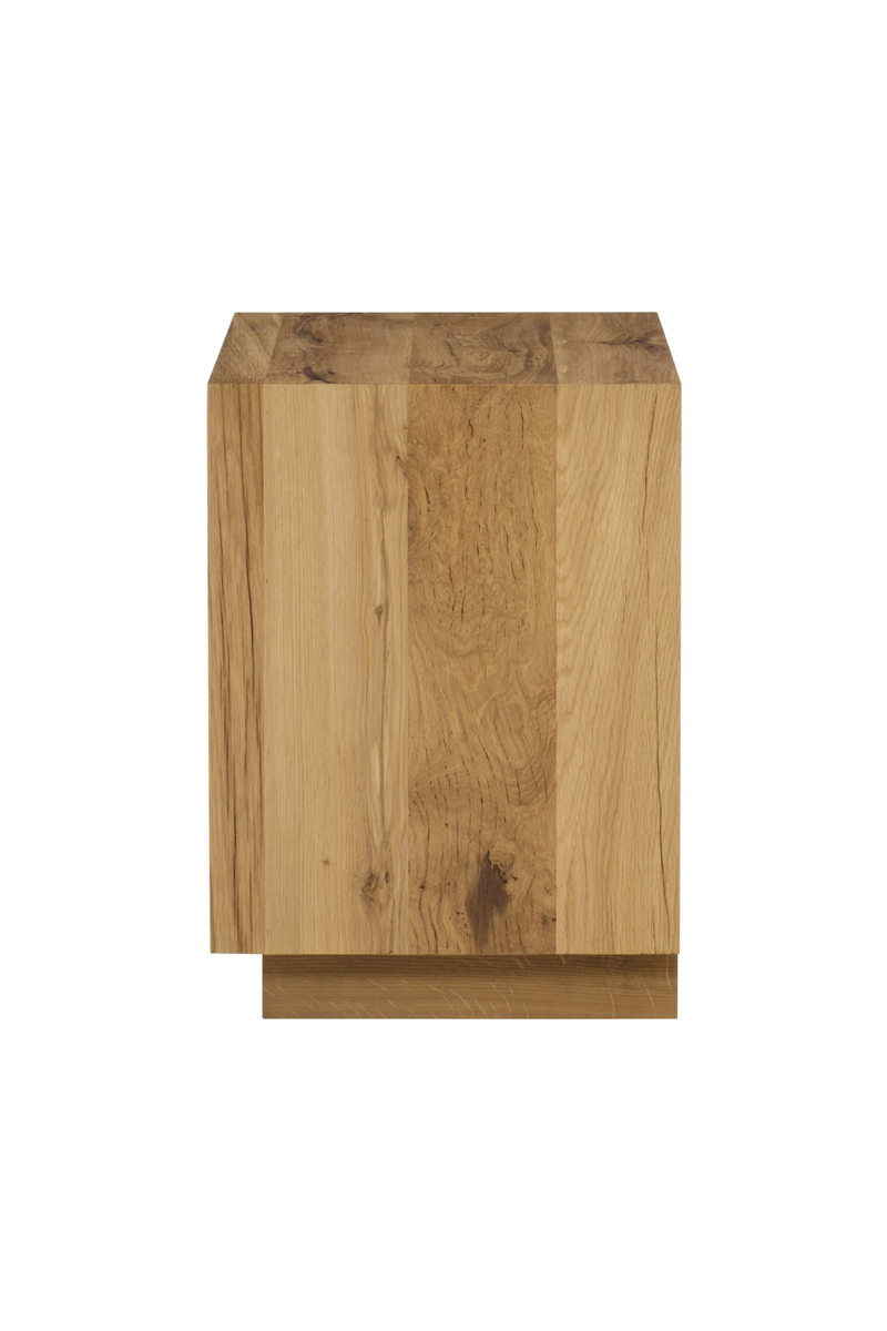 Natural Oak Two Drawer Nightstand | Andrew Martin Sands | Woodfurniture.com