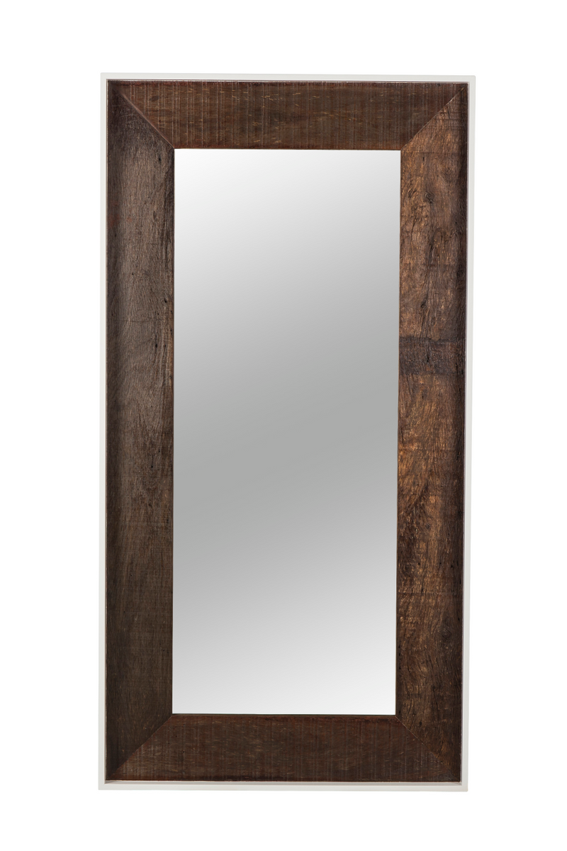 White Case Peroba Floor Mirror | Andrew Martin Cardosa | Woodfurniture.com