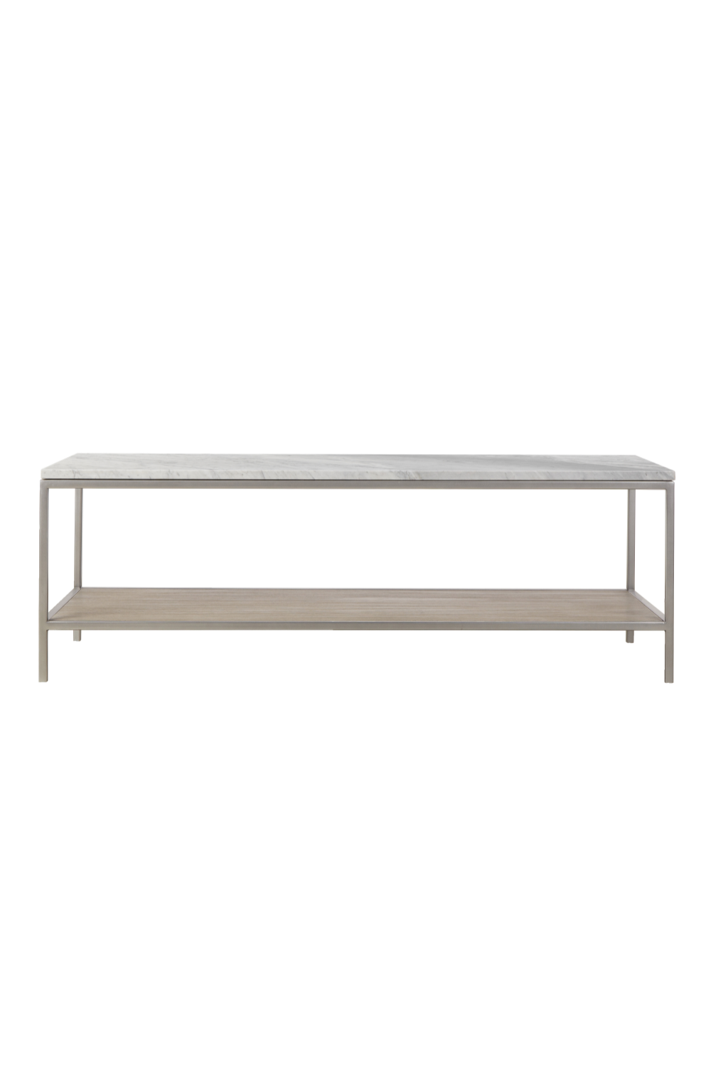 White Marble Rectangular Coffee Table | Andrew Martin Paxton | Woodfurniture.com