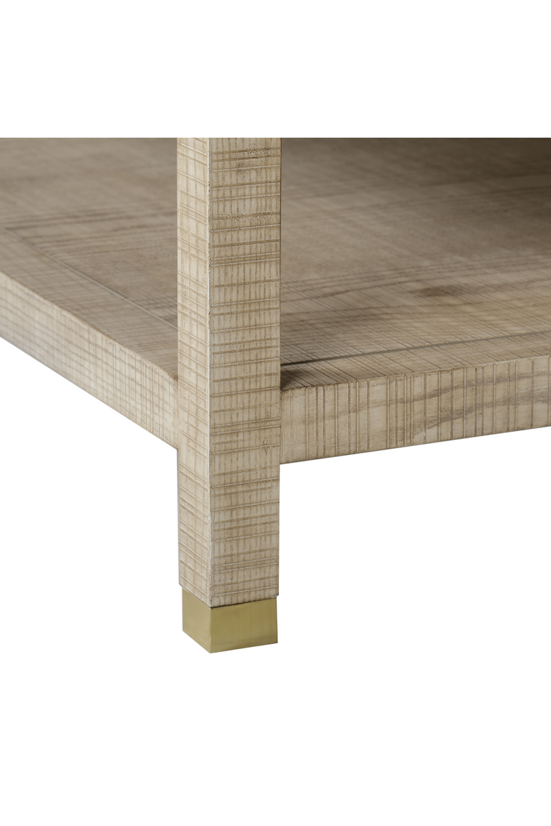 Natural Ash Solids Rectangular Coffee Table | Andrew Martin Raffles | Woodfurniture.com