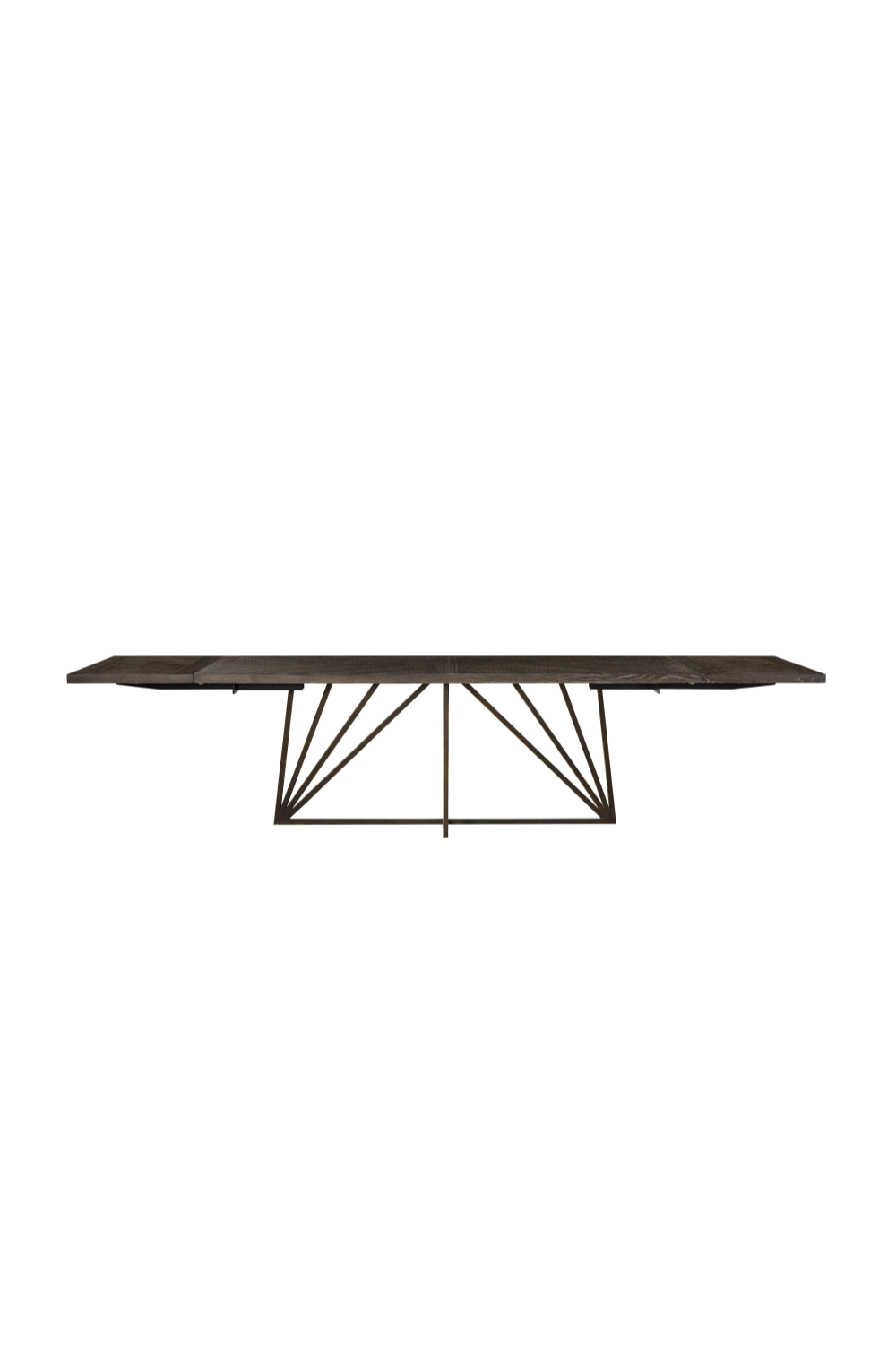 Dark Chocolate Oak Round Dining Table L | Andrew Martin Emerson | Woodfurniture.com