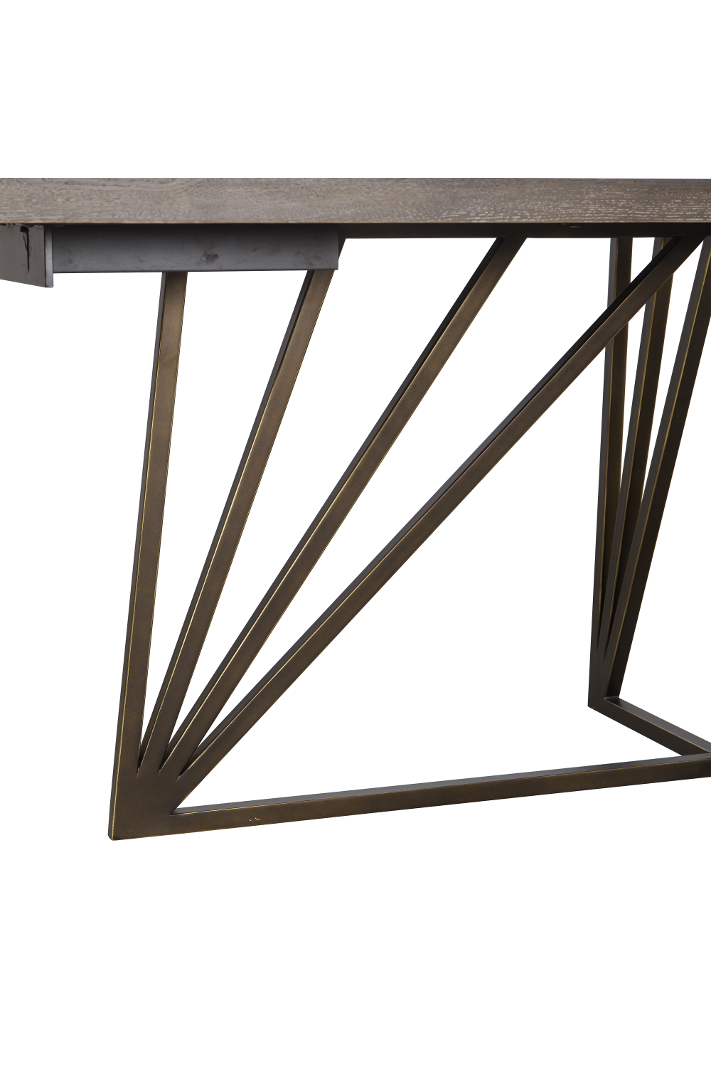 Dark Chocolate Oak Round Dining Table L | Andrew Martin Emerson | Woodfurniture.com