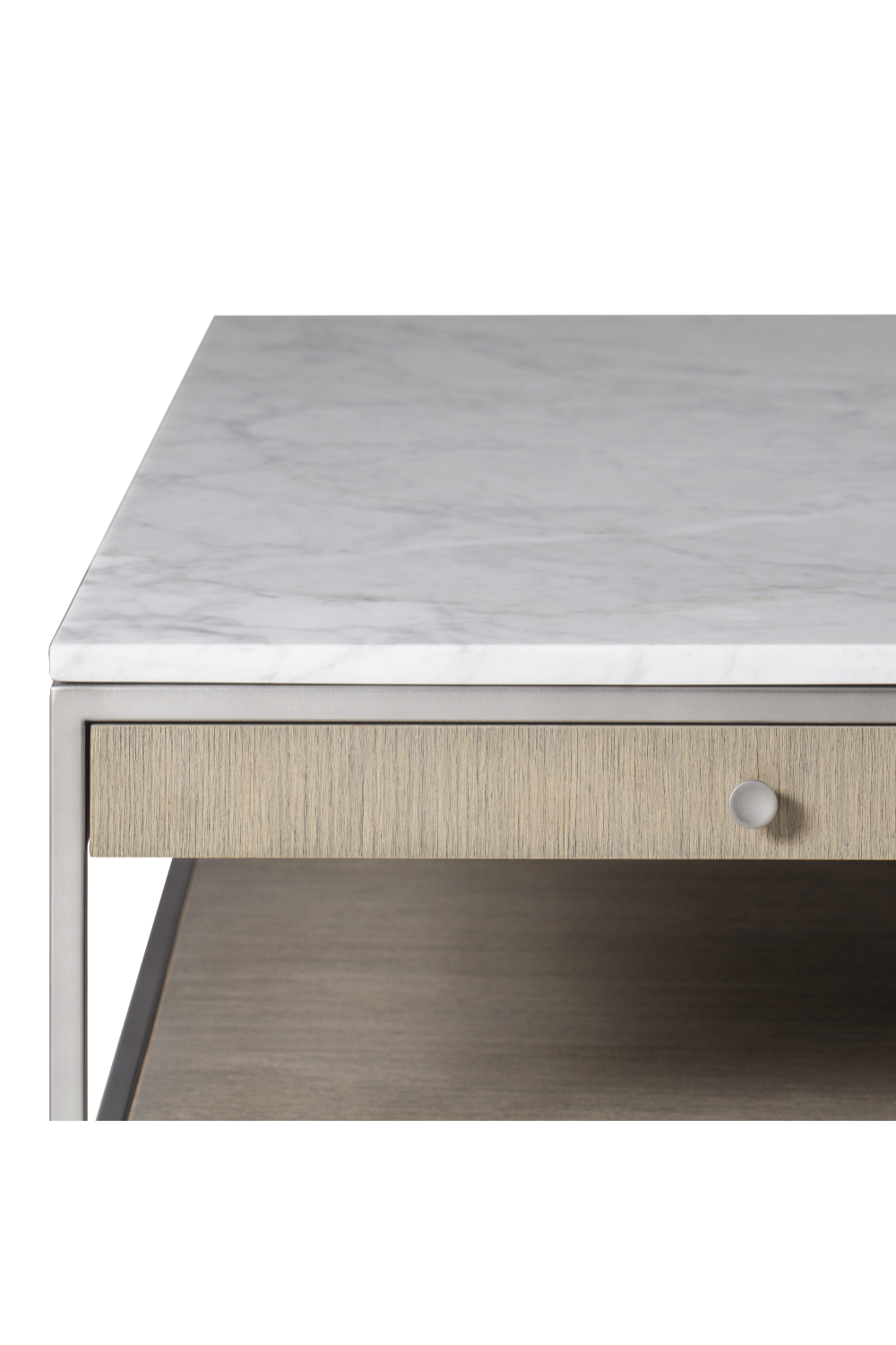 Gray Oak Marble Coffee Table L | Andrew Martin Paxton | Woodfurniture.com